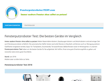 Tablet Screenshot of fensterputzroboter-test.com